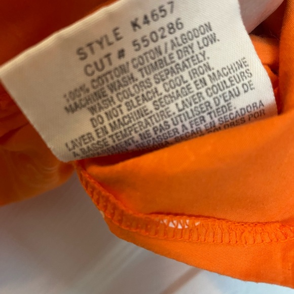 Vintage JNCO Flamehead Button Up Orange Hawaiian Size XL Shirt 100% cotton - Picture 3 of 5